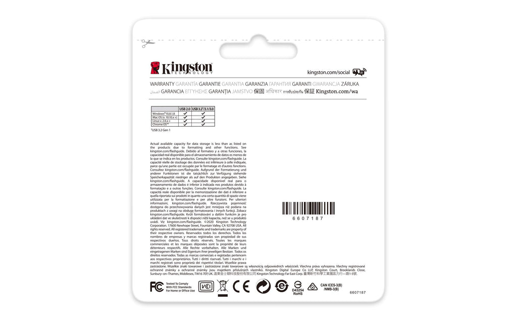 Kingston DataTraveler Exodia M USB 3.2 Gen 1 DTXM/256GB- with Moving Cap (Black + Teal)