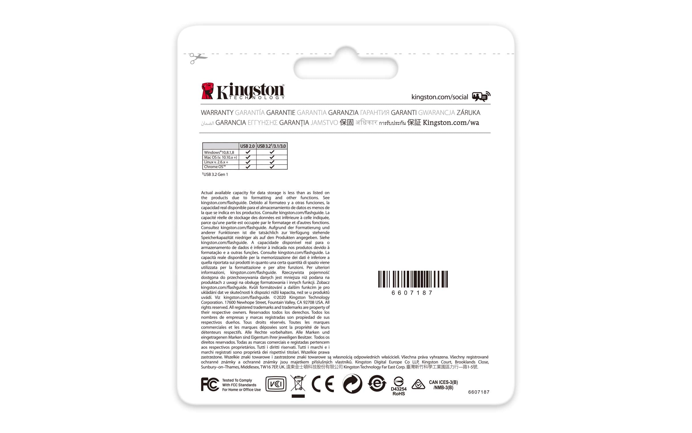 Kingston DataTraveler Exodia M USB 3.2 Gen 1 DTXM/256GB- with Moving Cap (Black + Teal)