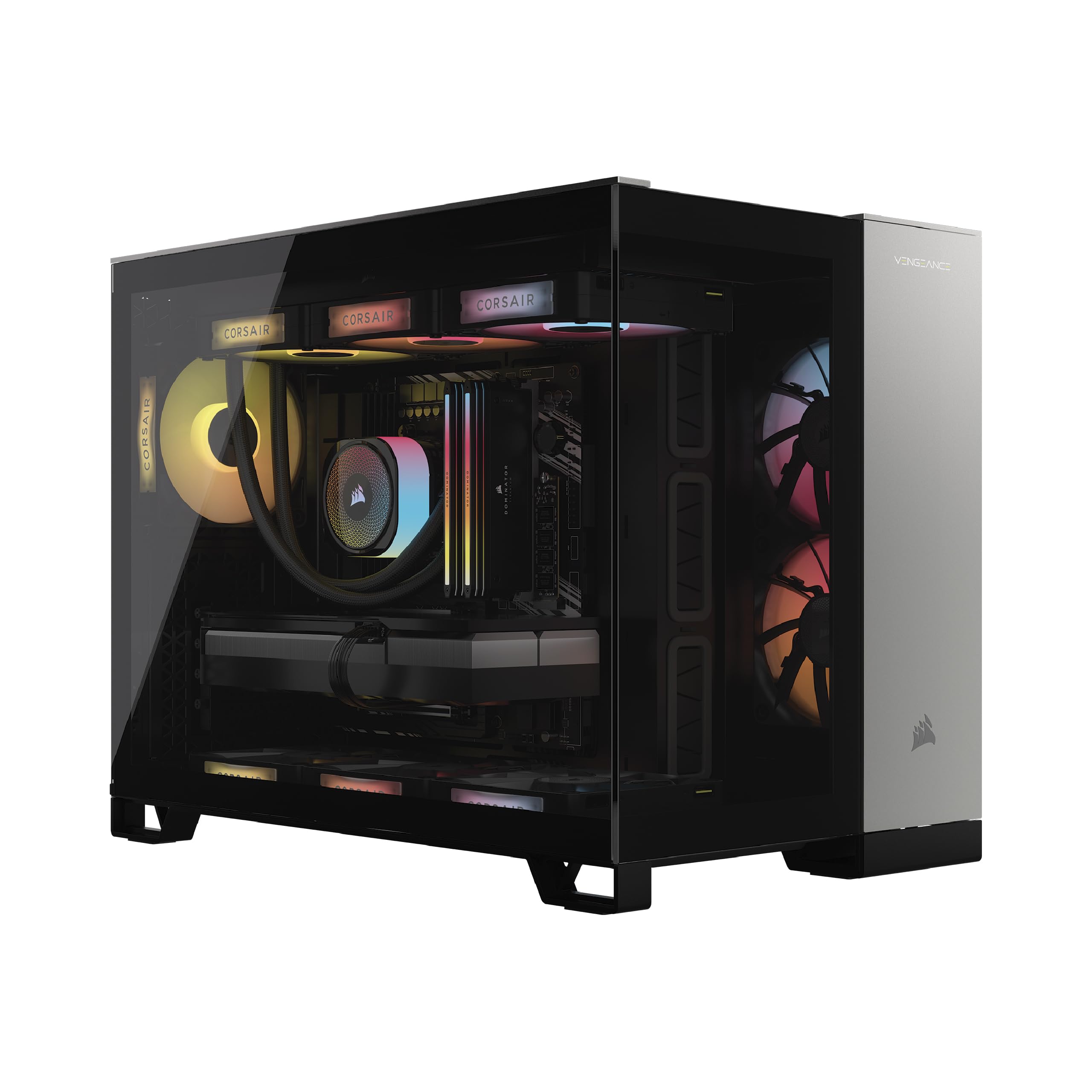 Corsair Vengeance i5100 - Gaming PC - Liquid Cooled Intel Core i9-14900KF CPU - NVIDIA GeForce RTX 5080 GPU - Dominator Titanium RGB DDR5 32GB Memory - 2TB M.2 SSD - Black