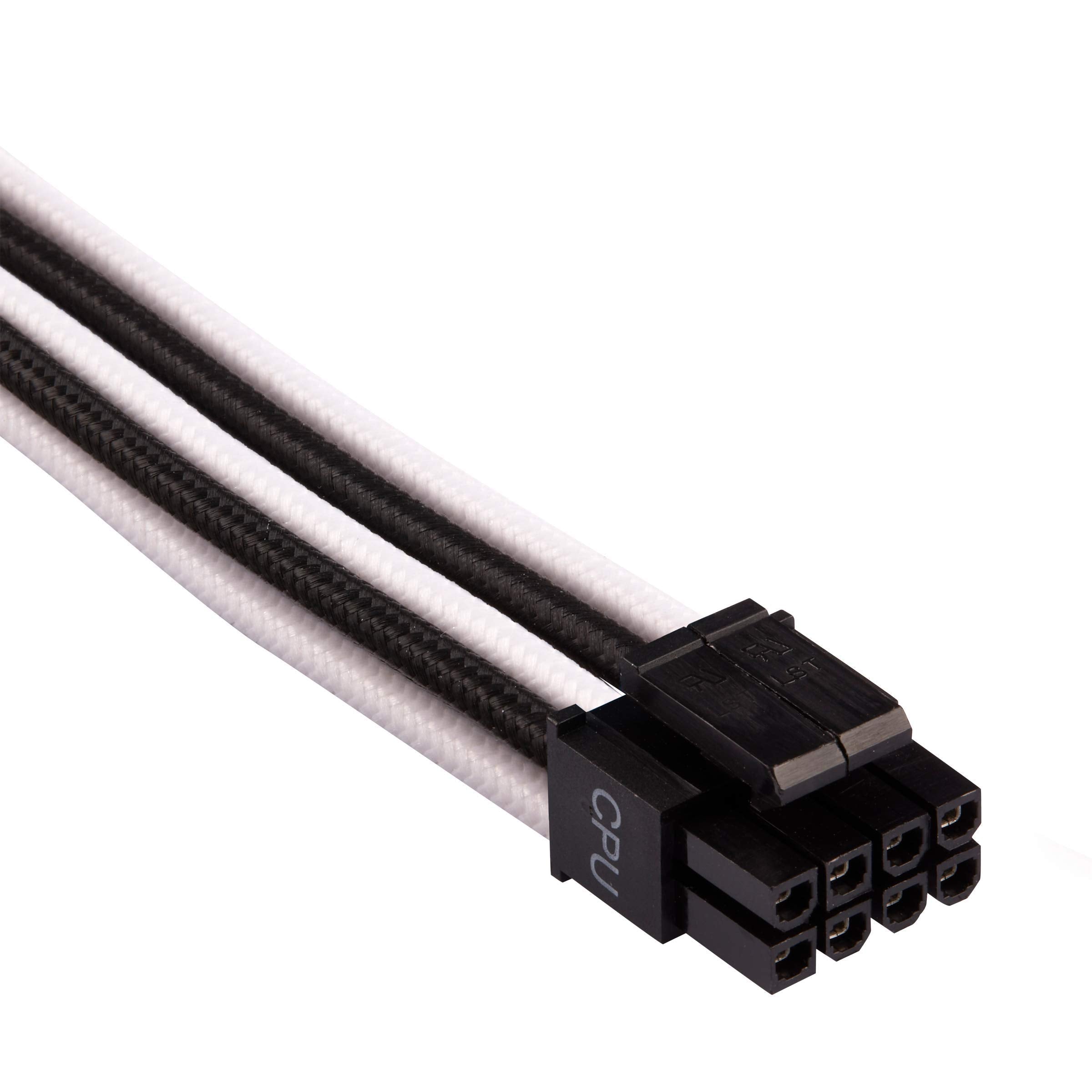 Corsair Premium Individually Sleeved PSU Cables Starter Kit Type 4 Gen 4 – White/Black