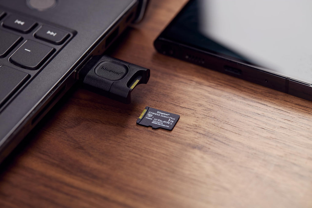 Kingston Canvas Select Plus microSD Memory Card 256GB microSDXC Gen3 150MB/s A1 Card + Adapter - SDCS3/256GB