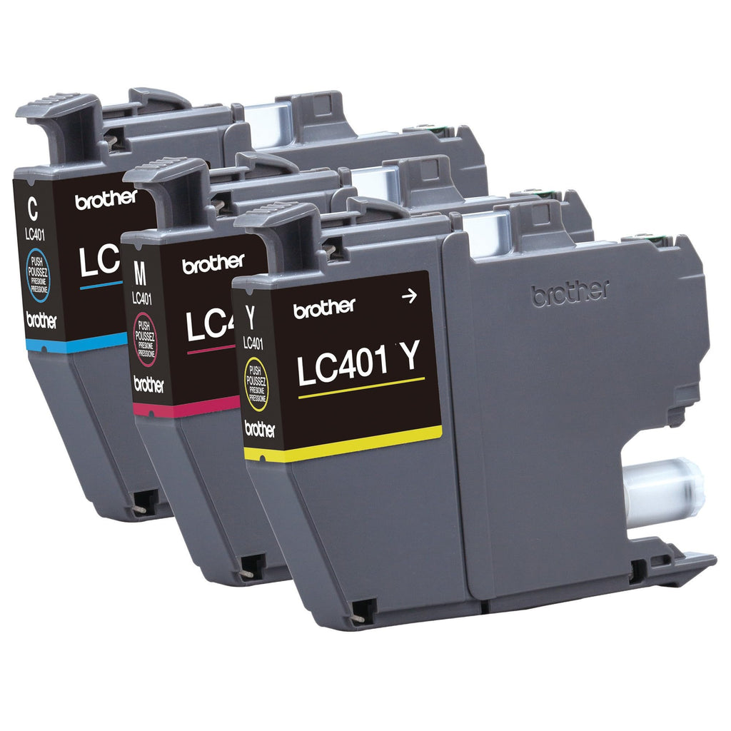 Brother Genuine LC4013PKS Standard-Yield Colour Ink Cartridge 3-Pack