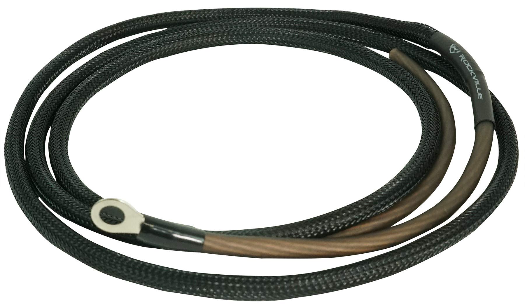 Rockville RWK8ATV 8 AWG OFC Copper Amp Installation Wire Kit, True-Spec, Flexible, Durable, for RZR/ATV/UTV Audio Systems