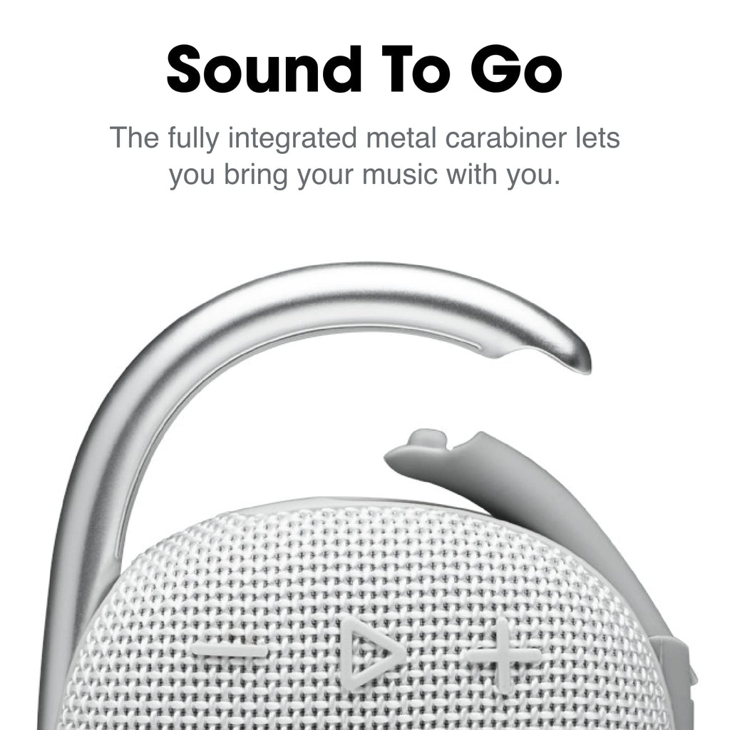 BL Clip 4 In-Ear Headphones - Portable Mini Bluetooth Speaker, Big Sound and Expressive Bass, Built-in Carabiner, IP67 Waterproof and Dustproof 10 Hours