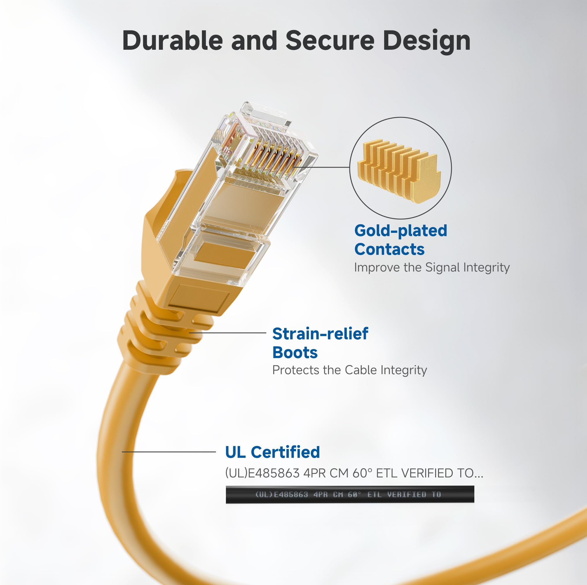 Cable Matters 160001-YEL-5x5