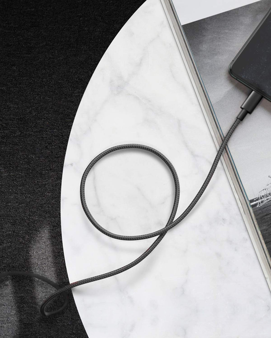 Anker New Nylon USB-C to Lightning Cable, 331 Cable, Fast Charging Cord (6ft, MFi Certified) for iPhone 13 13 Pro 12 Pro Max 12 11 X XS XR 8 Plus, AirPods Pro, Supports Power Delivery (Black)
