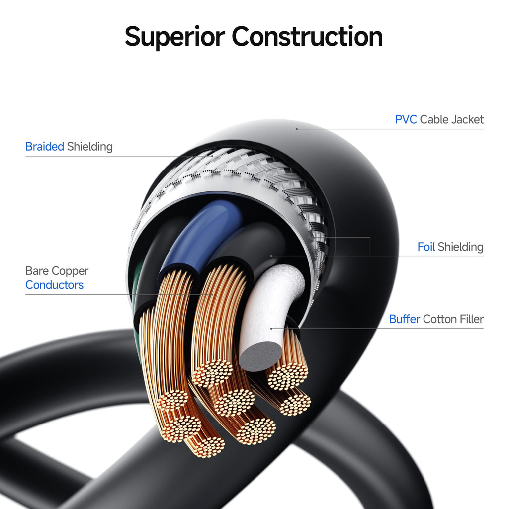 Cable Matters Micro USB 3.0 Cable (Micro USB 3 Cable A to Micro B) in Black 15 Feet - Available 3FT - 15FT in Length