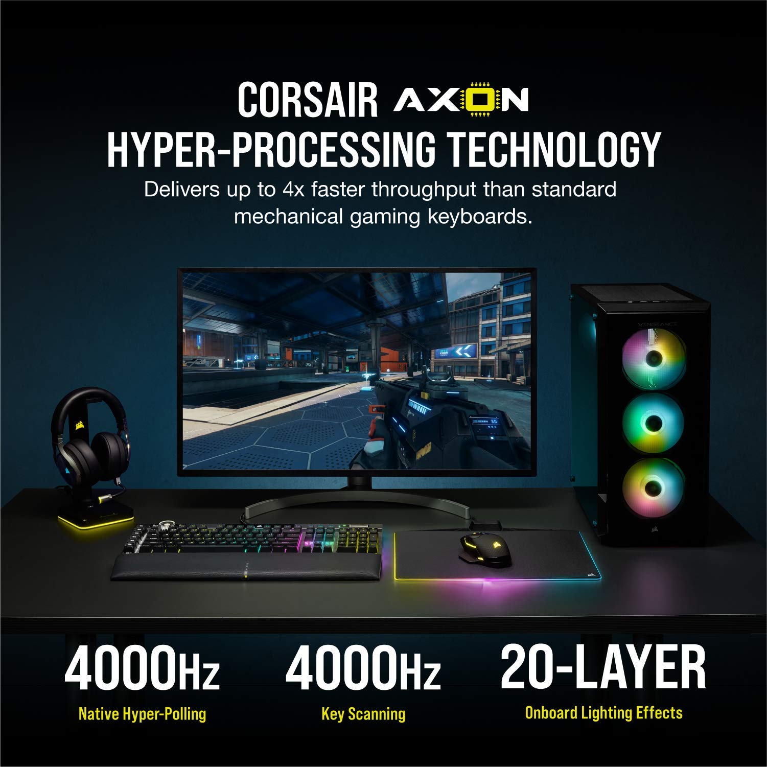 K100 Rgb Keyboard Usb Qwertz