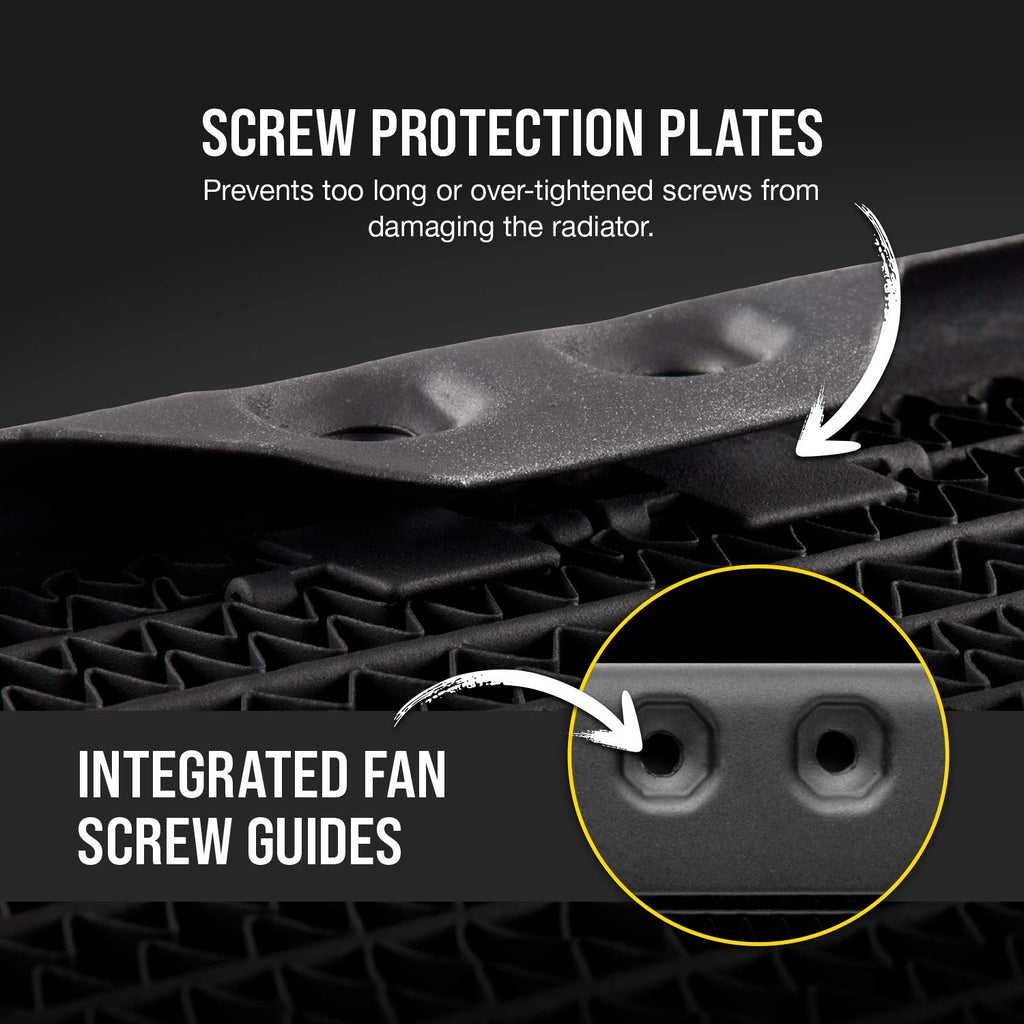 Corsair Hydro X Series, XR5 280 mm Water Cooling Radiator (Dual 140 mm Fan Mounts, Easy Installation, Premium Copper Construction, Polyurethane Coating, Integrated Fan Screw Guides) Black