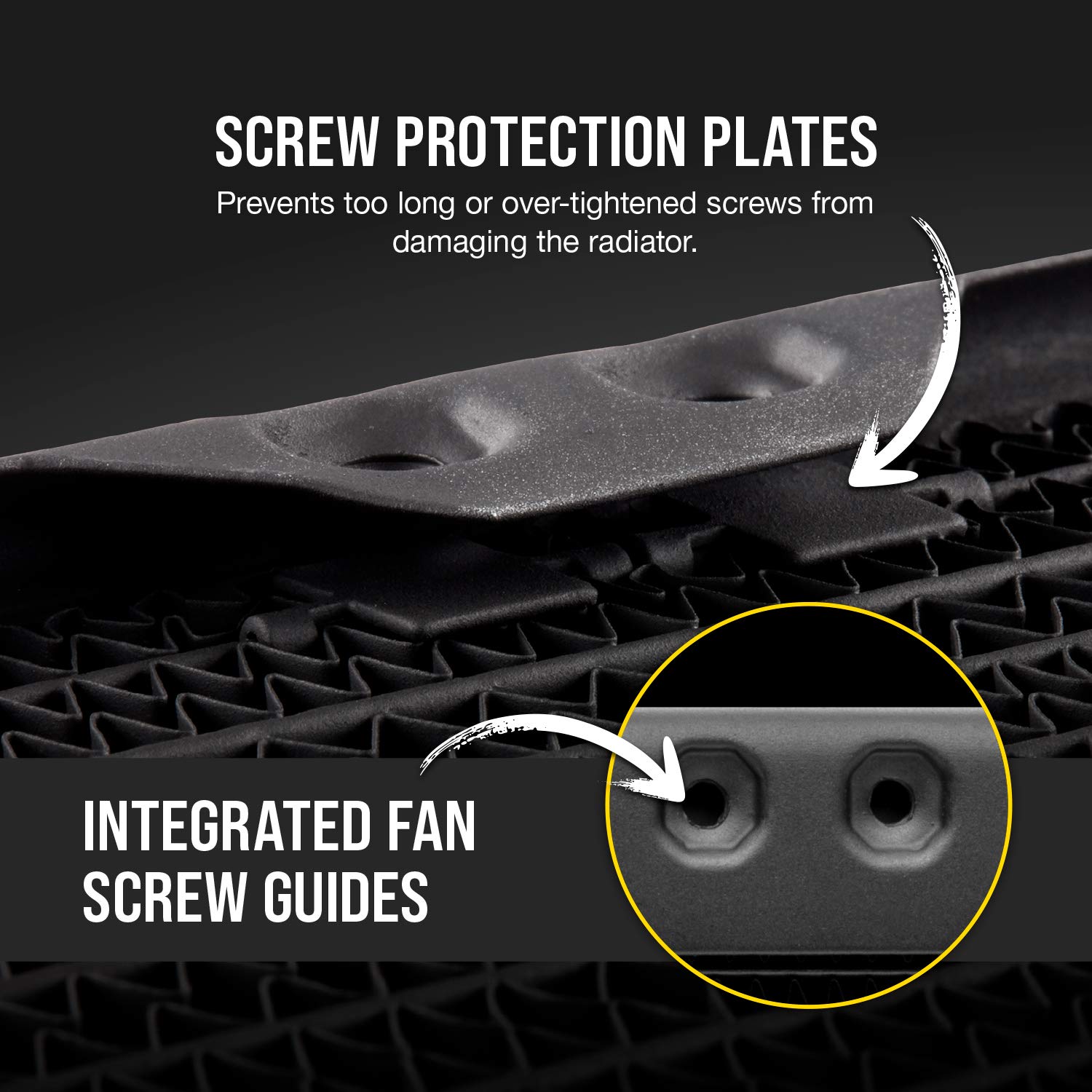 Corsair Hydro X Series, XR5 280 mm Water Cooling Radiator (Dual 140 mm Fan Mounts, Easy Installation, Premium Copper Construction, Polyurethane Coating, Integrated Fan Screw Guides) Black
