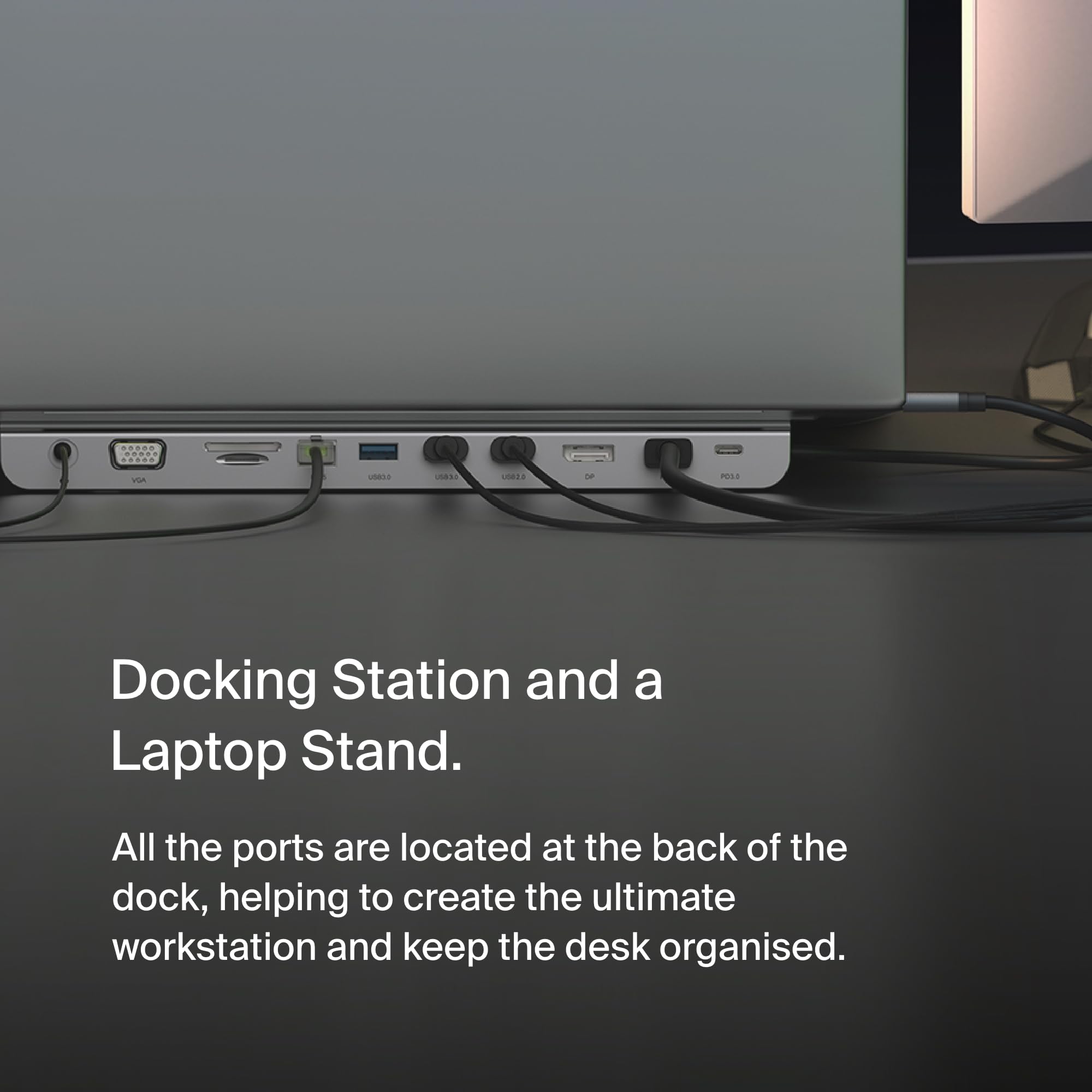 Belkin USB-C Hub, 11-in-1 MultiPort Adapter Dock with 4K HDMI, DP, VGA, USB-C 100W PD Pass-Through Charging, 3 USB A, Gigabit Ethernet, SD, MicroSD, 3.5mm Ports for MacBook* Pro, Air, XPS and More