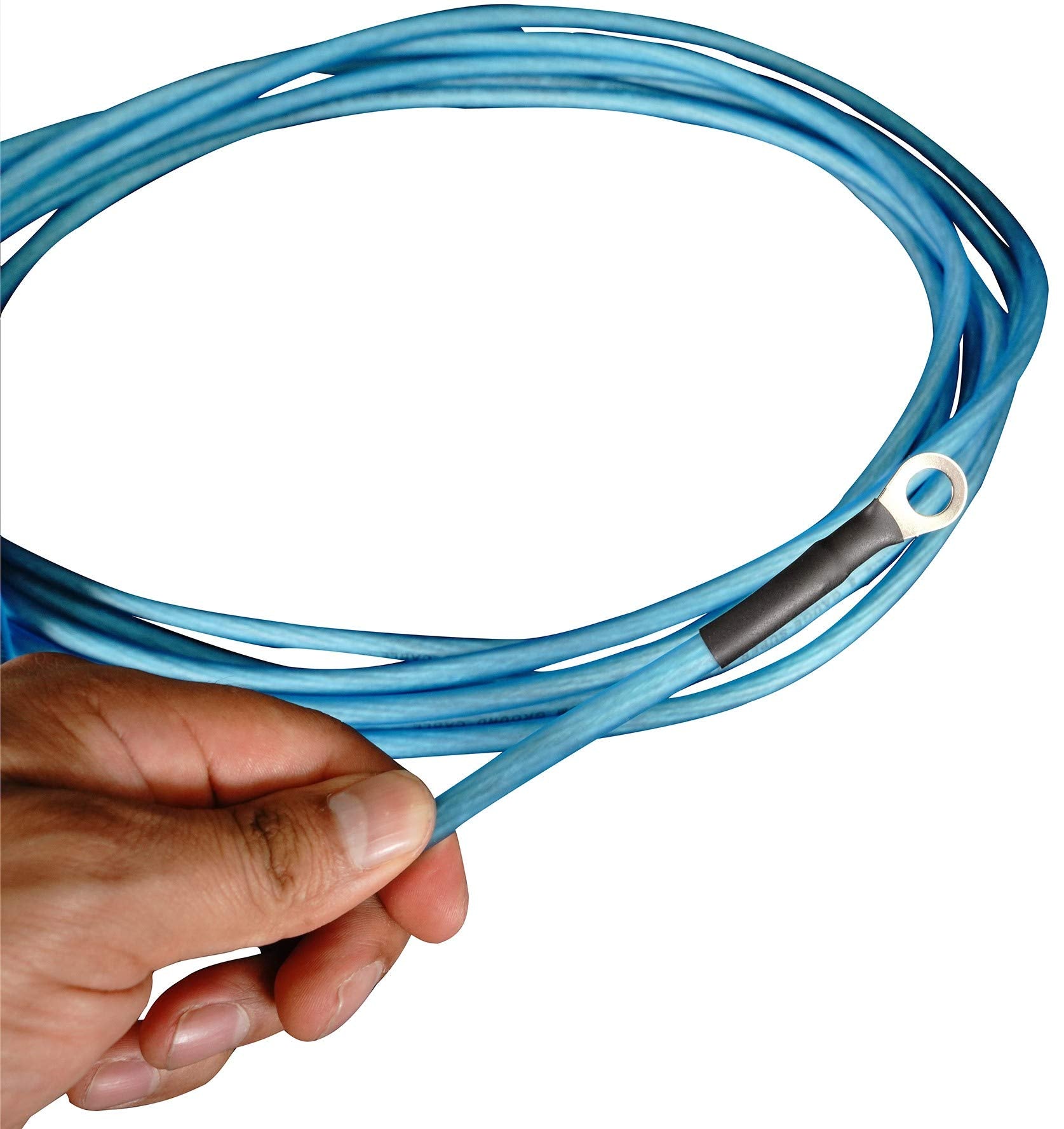 Rockville RMWK8 8 AWG Gauge Waterproof Marine/Boat Amplifier Wire Installation Kit, 25' OFC RCA Cables, Power, Ground, Speaker, Remote Wires, Fuse Holder, Includes RCA, and Accessories