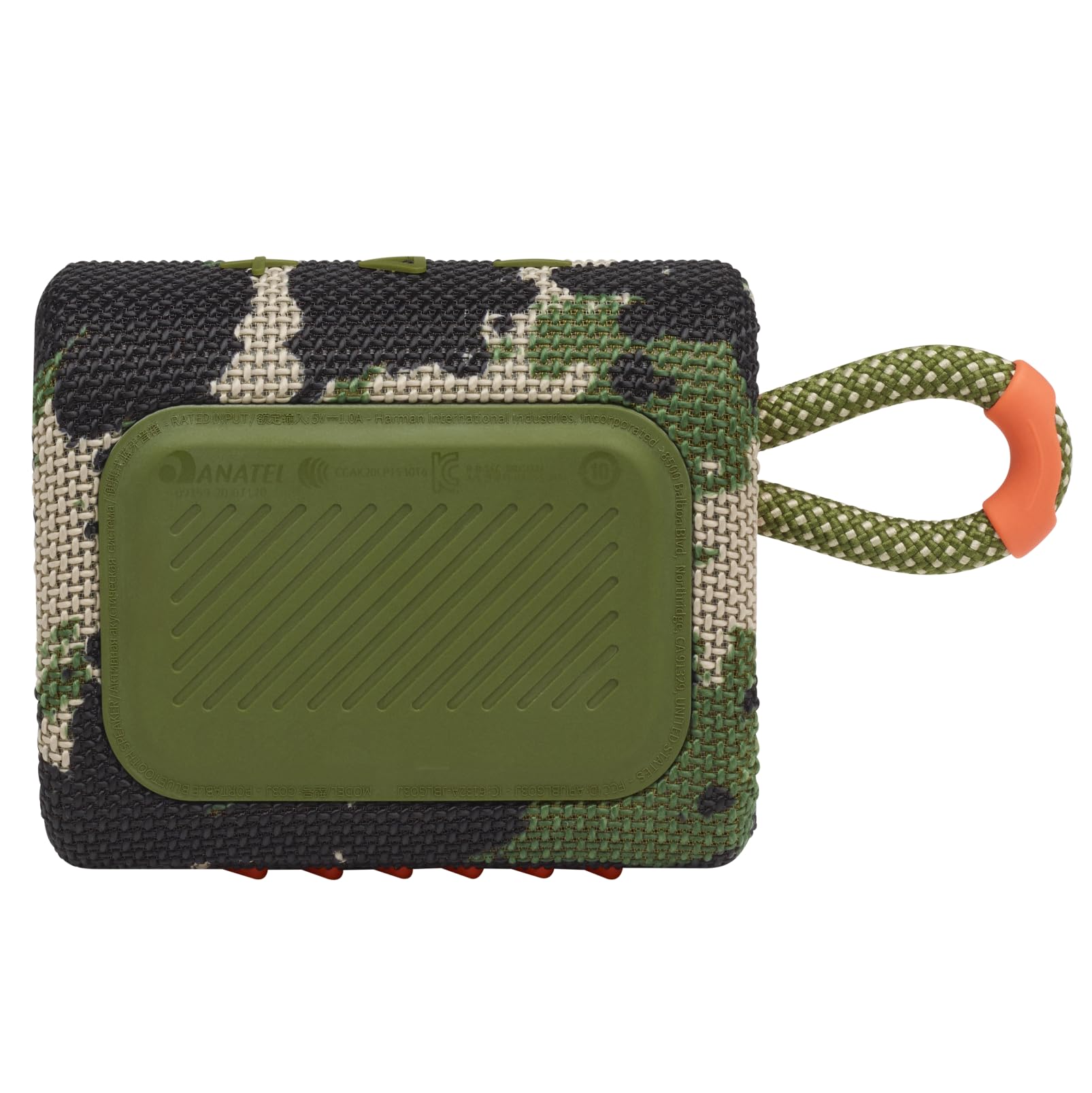 JBL Go 3 - Portable Mini Bluetooth Speaker, big audio and punchy bass, IP67 waterproof and dustproof, 5 hours of playtime, speaker for home, outdoor and travel (Camo)