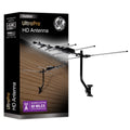 GE Outdoor HD Digital TV Antenna, Long Range OTA HDTV Antenna, Yagi Style Design, Supports 4K 1080P HD Smart TV VHF UHF, J Mount Included for Attic or Outdoor, Weather Resistant, 33685