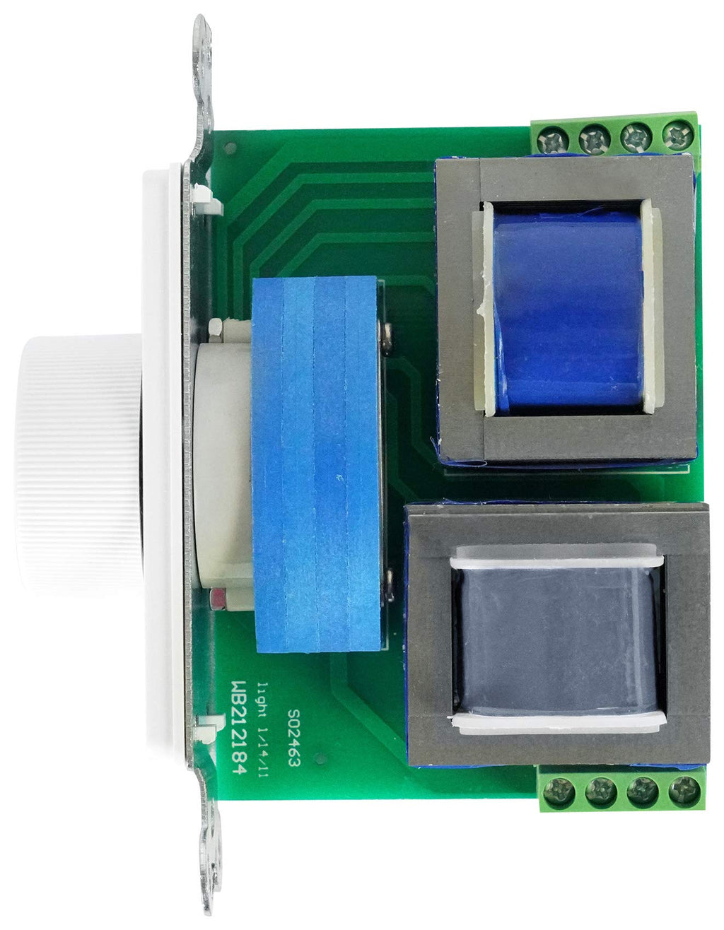 Rockville VOL850 50W x2 Wall Stereo Volume Controller 8 Ohm, 11-Step Rotary Knob, 20Hz-20kHz, 30dB Attenuation, for Home Theater and Commercial Audio Systems