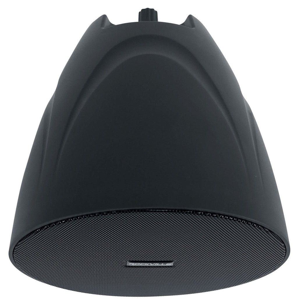 Rockville PEN-525T Black 5.25" 70V Hanging Pendant Speaker Commercial/Restaurant