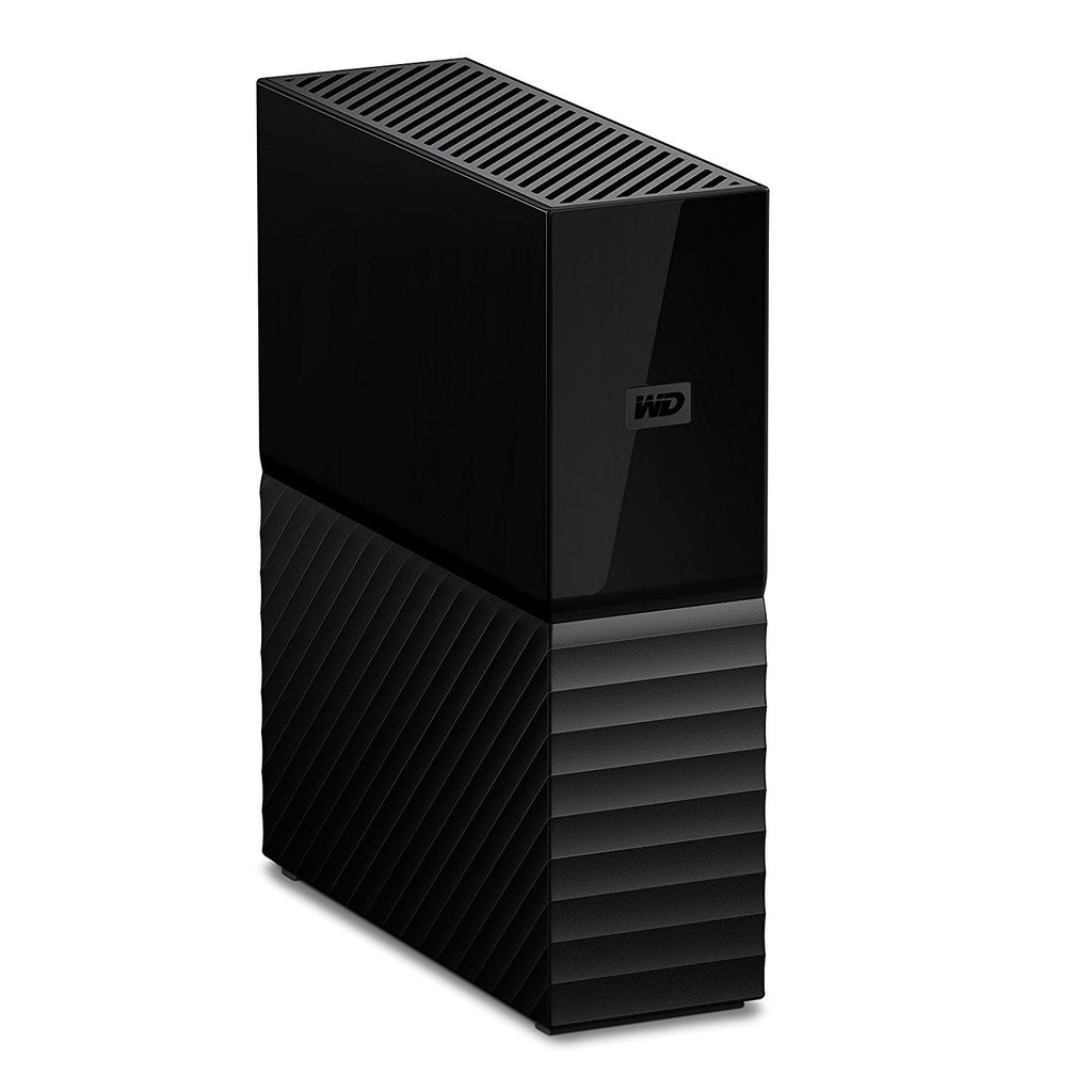 WD 8TB My Book Desktop External Hard Drive, USB 3.0, External HDD with Password Protection and Backup Software - WDBBGB0080HBK-NESN