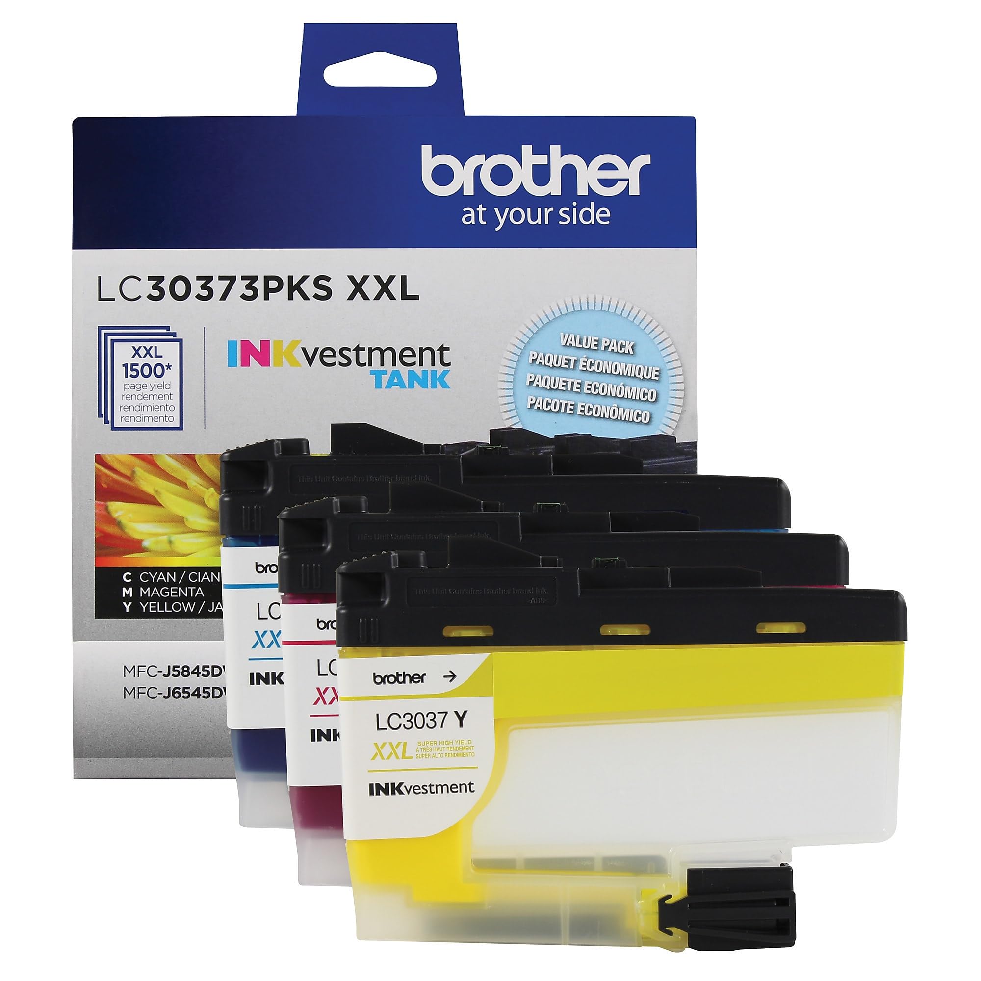 BROTHER LC30373PKS ink cartridge Original Cyan,Magenta,Yellow Multipack 1 pc(s)