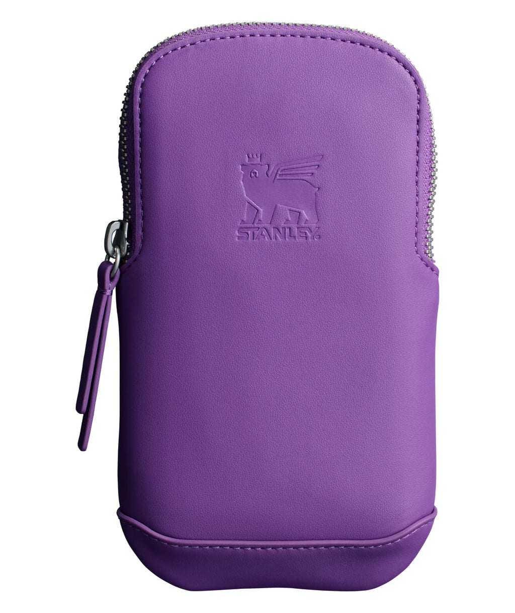 Stanley Cross Bottle Essentials Case Max | Phone Holder, Wallet, Water Bottle Keys | PU Leather Accessory Pouch, Lilac, Small