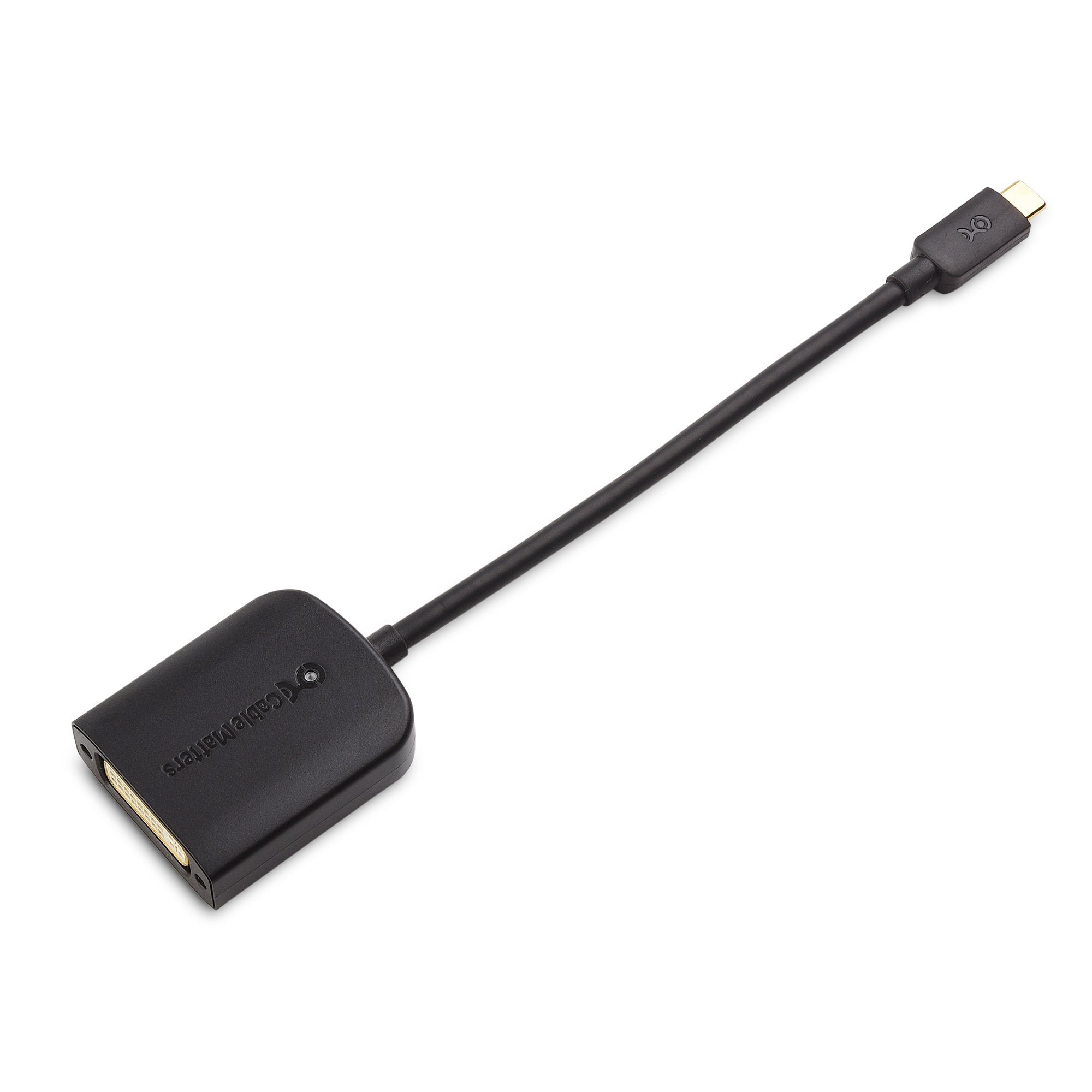 Cable Matters USB C to DVI Adapter (USB-C to DVI Adapter) in Black - Thunderbolt 3 Port Compatible with MacBook Pro, Dell XPS 13, 15, HP Spectre x360, Surface Pro, Yoga 910 and More