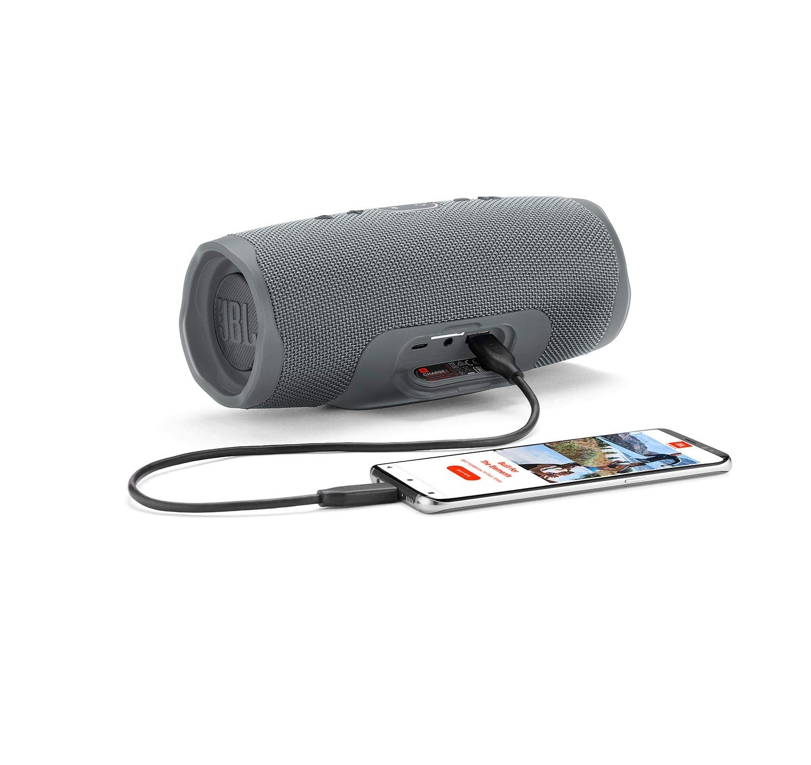 JBL Charge 4, Portable Bluetooth speaker, 30W, Waterproof, 7500mAh, Grey