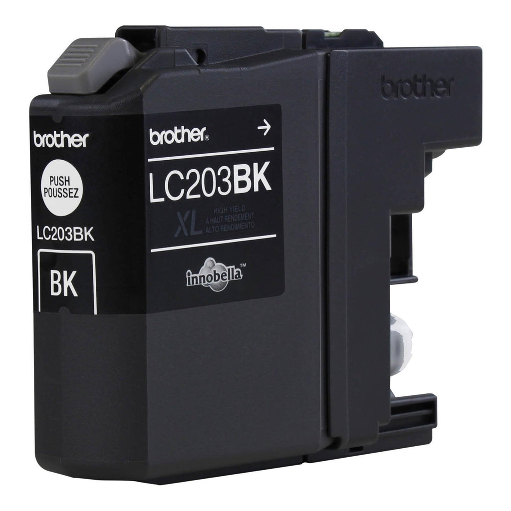 BROTHER Genuine High Yield Black Ink Cartridge, LC203BK, Replacement Black Ink, Page Yield Up To 550 Pages, Amazon Dash Replenishment Cartridge, LC203