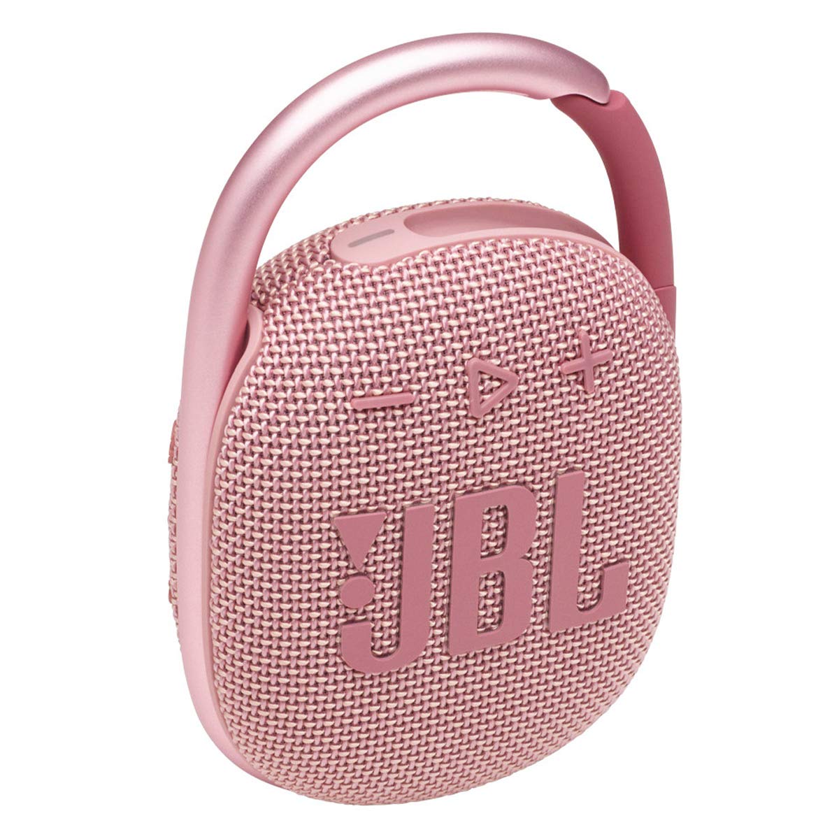 JBL Clip 4 Mini Portable Bluetooth Speaker with Big Sound and Expressive Bass, Built-in Carabiner for Home, Outdoor, Travel (Pink)