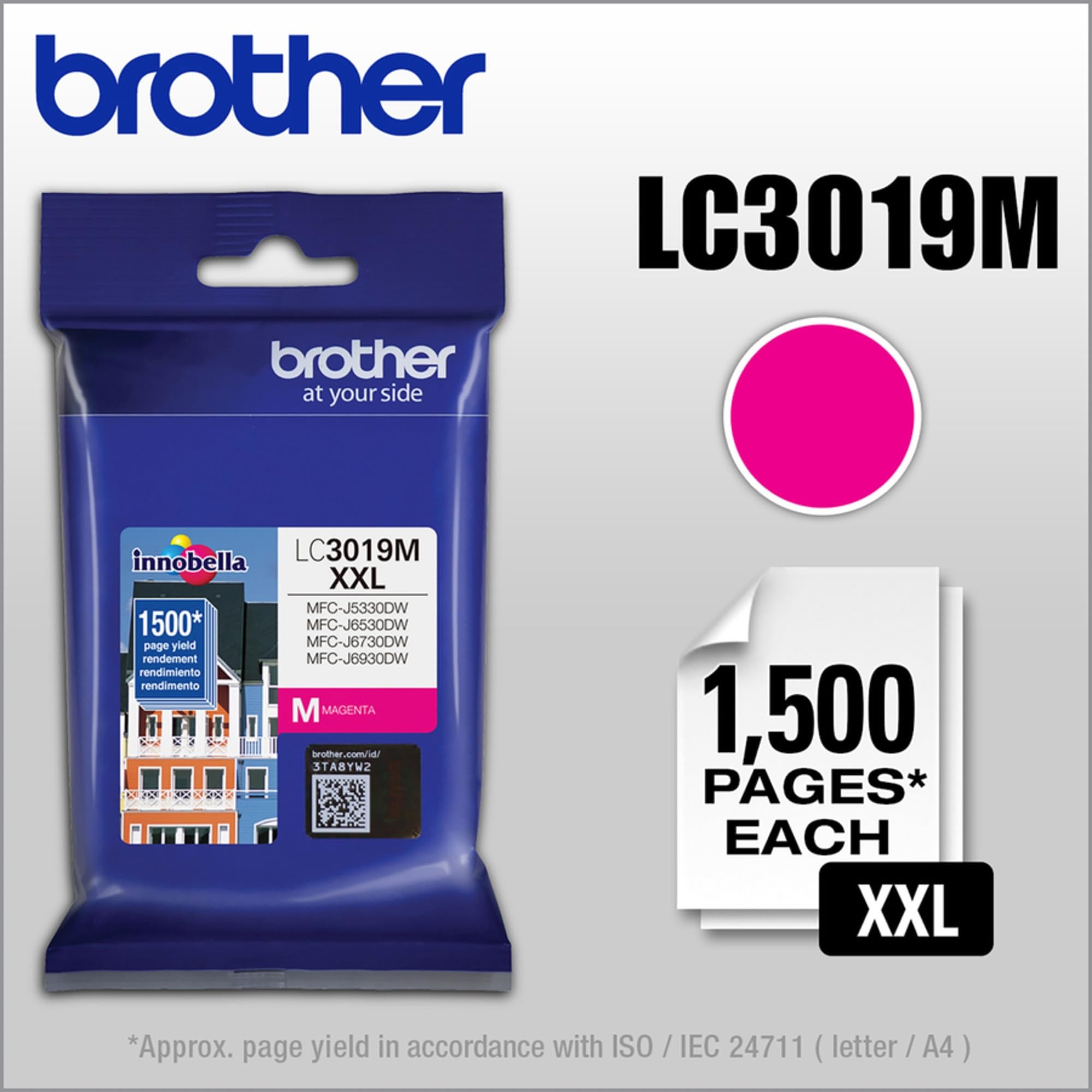 Brother LC3019M Super High Yield Magenta Ink Cartridge