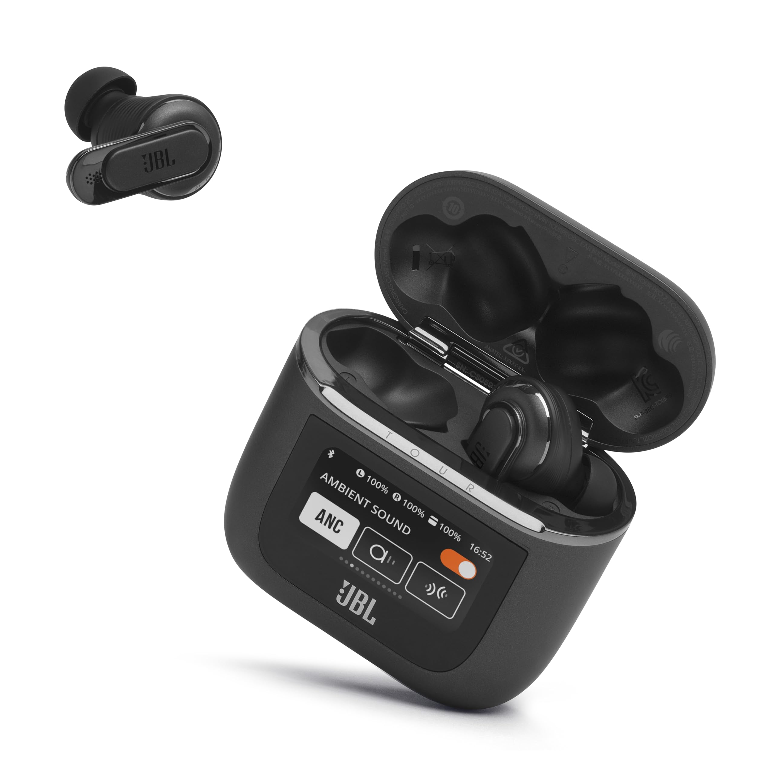 JBL Tour Pro 2 (Black) - Wireless Noise Cancelling Headphones
