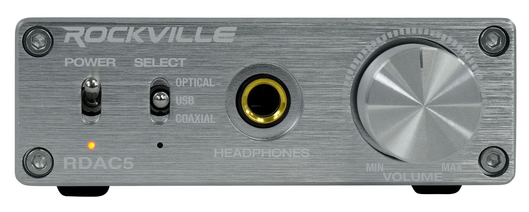Rockville RDAC5S DAC Digital to Analog Converter USB/Optical/RCA/Headphone Amp