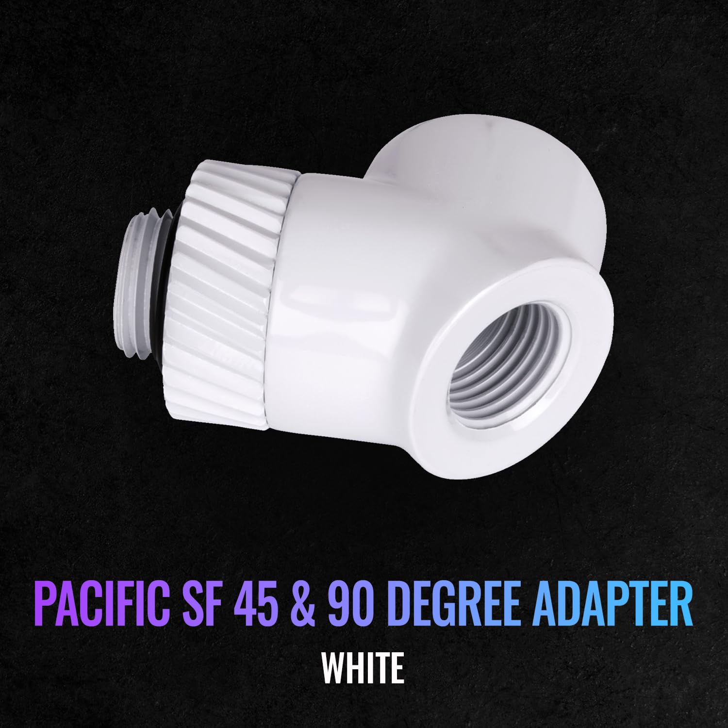 Thermaltake Pacific SF 45 & 90 Degree Adapter White/DIY LCS/Fittings CL-W398-CU00WT-A