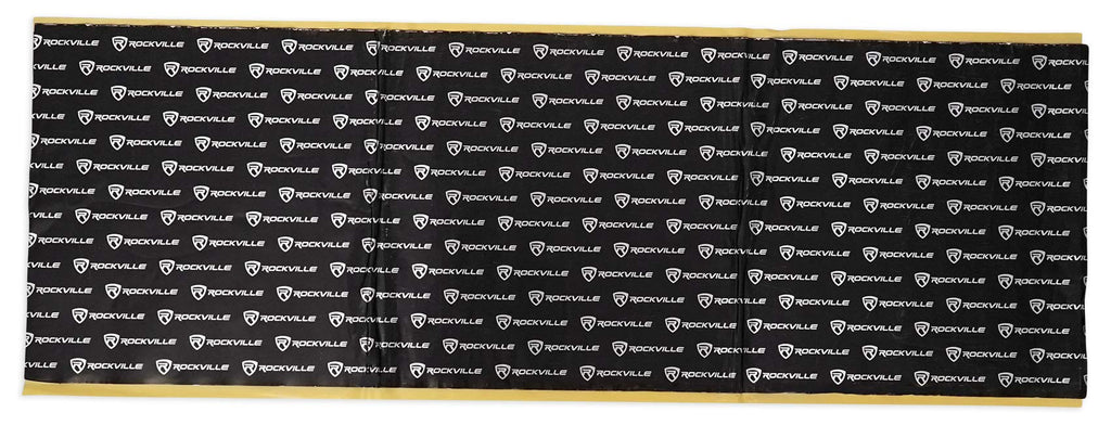 Rockville Rockmat RM12-B 12 Sq Ft Sound Dampening/Deadening Butyl Rubber Car Kit