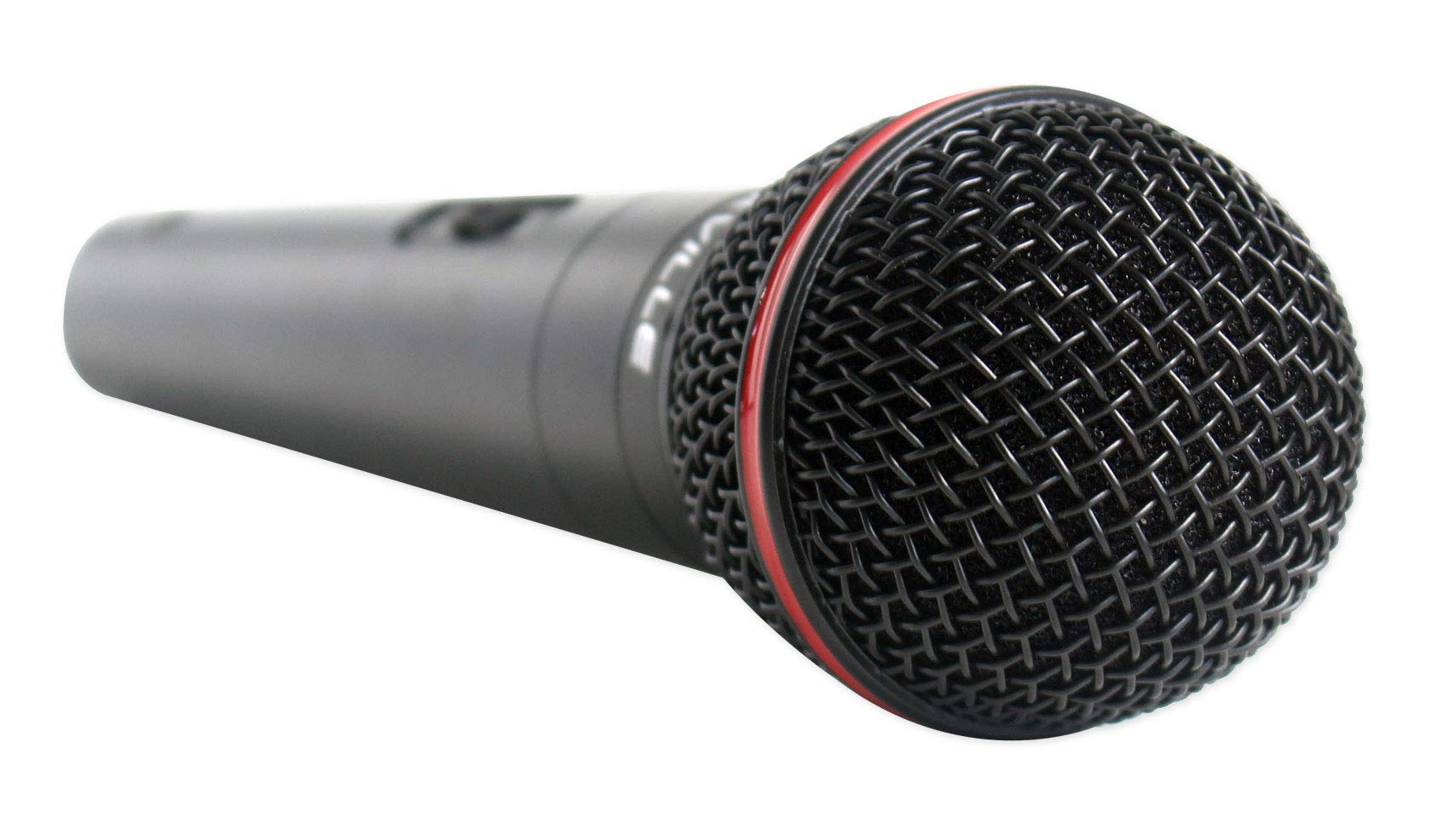 Rockville RMIC-SR Dynamic Handheld Microphone, 600 Ohms +/-30%, 72dB Sensitivity, M-56 Cartridge, Metal Body, OFC Copper Cables & Case, for DJ, Vocal, Karaoke