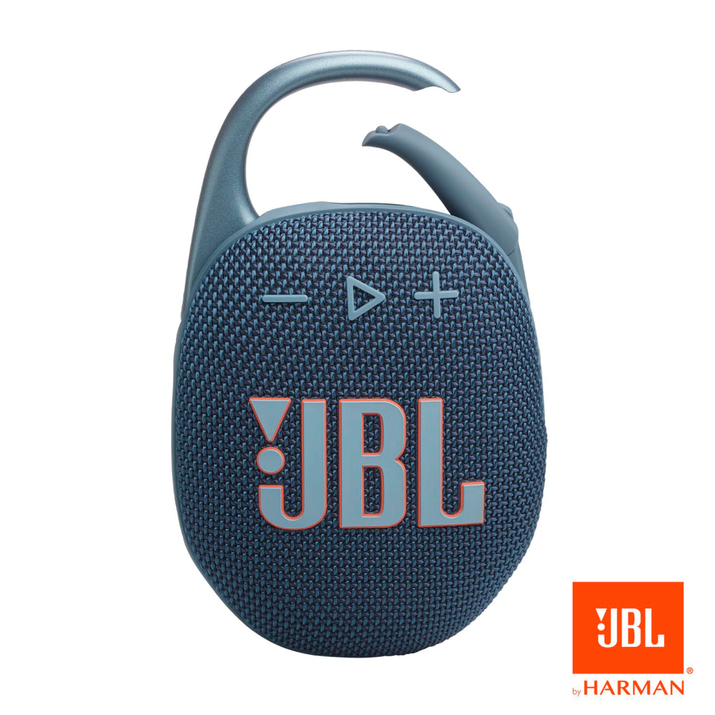 JBL Clip 5 - Ultra-Portable, Waterproof & Dustproof Bluetooth Speaker, Big Pro Sound with punchy bass, Integrated carabiner, Up to 12 Hours of Play, Made in part with recycled materials (Blue)
