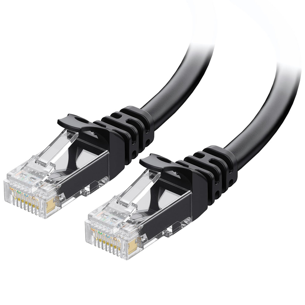 Cable Matters 10Gbps Snagless Cat 6 Ethernet Cable 30 ft (Cat6 Cable, Cat 6 Cable, Internet Cable, Network Cable) in Black