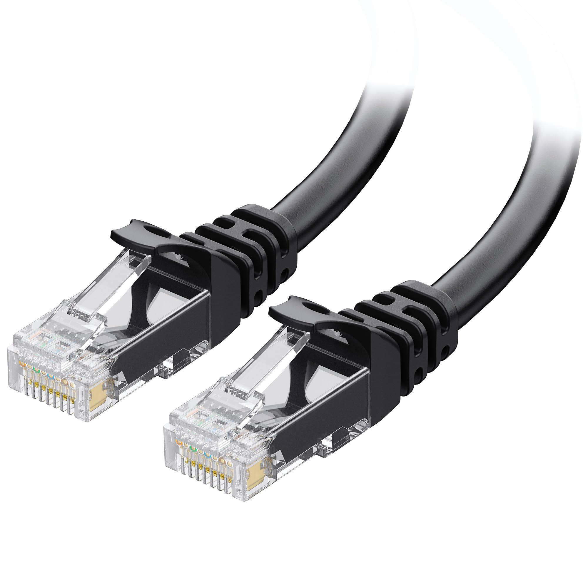 Cable Matters 10Gbps Snagless Cat 6 Ethernet Cable 30 ft (Cat6 Cable, Cat 6 Cable, Internet Cable, Network Cable) in Black
