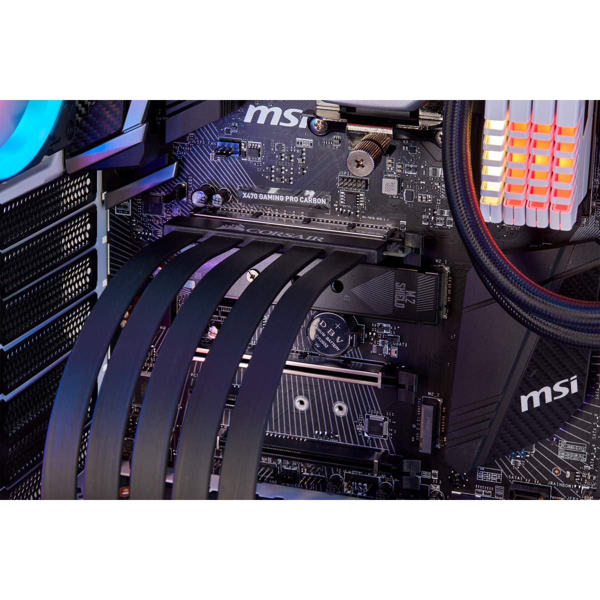 Corsair Premium Pcie 3.0 x16 Extension Cable, 300mm