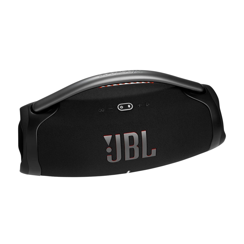 JBL Boombox 3 Portable Bluetooth Speaker, 180W Power, 24 Hour Playback, Waterproof and Dust Resistant IP67 - Black