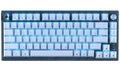 Corsair K65 Plus Wireless 75% RGB Hot-Swappable Mechanical Gaming Keyboard for Mac and iPad � Pre-Lubricated MLX Red v2 Linear Switches, Sound Dampening � QWERTY NA Layout � Glacier Blue