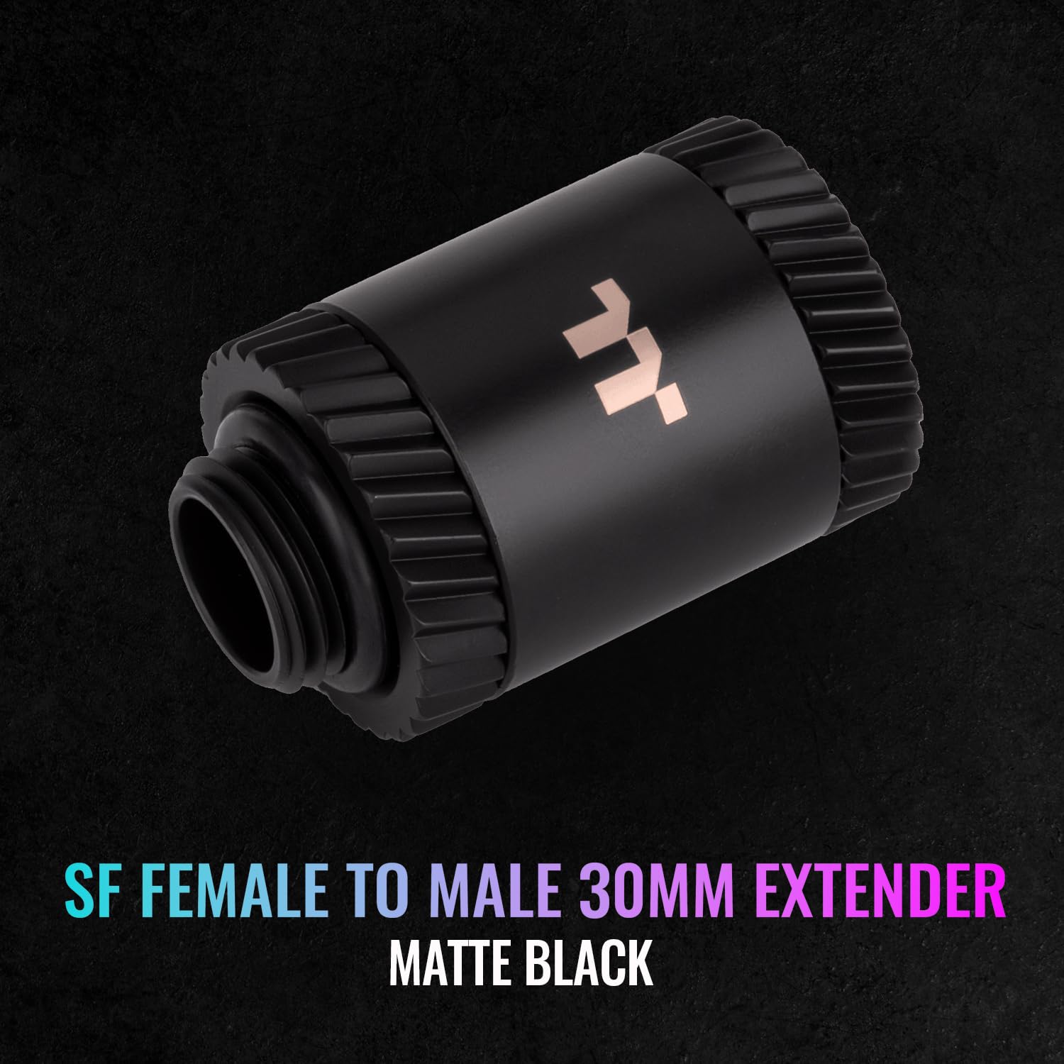 Thermaltake Pacific SF Female to Male 30mm Extender Matte Black/DIY LCS/Fittings CL-W393-CU00MK-A