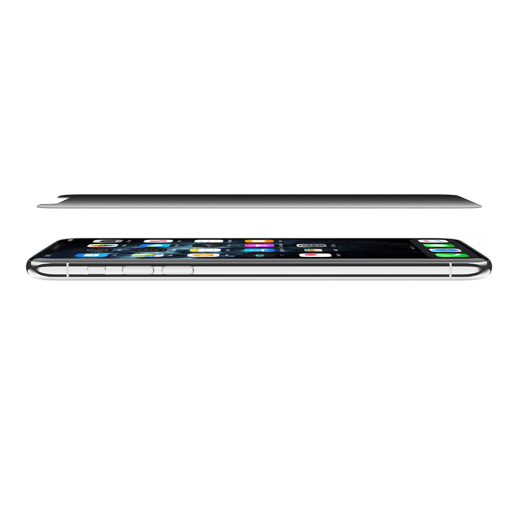 Belkin SCREENFORCE Tempered Glass Privacy Screen Protector for iPhone Xs Max, iPhone 11 Pro Max, OVA005zz