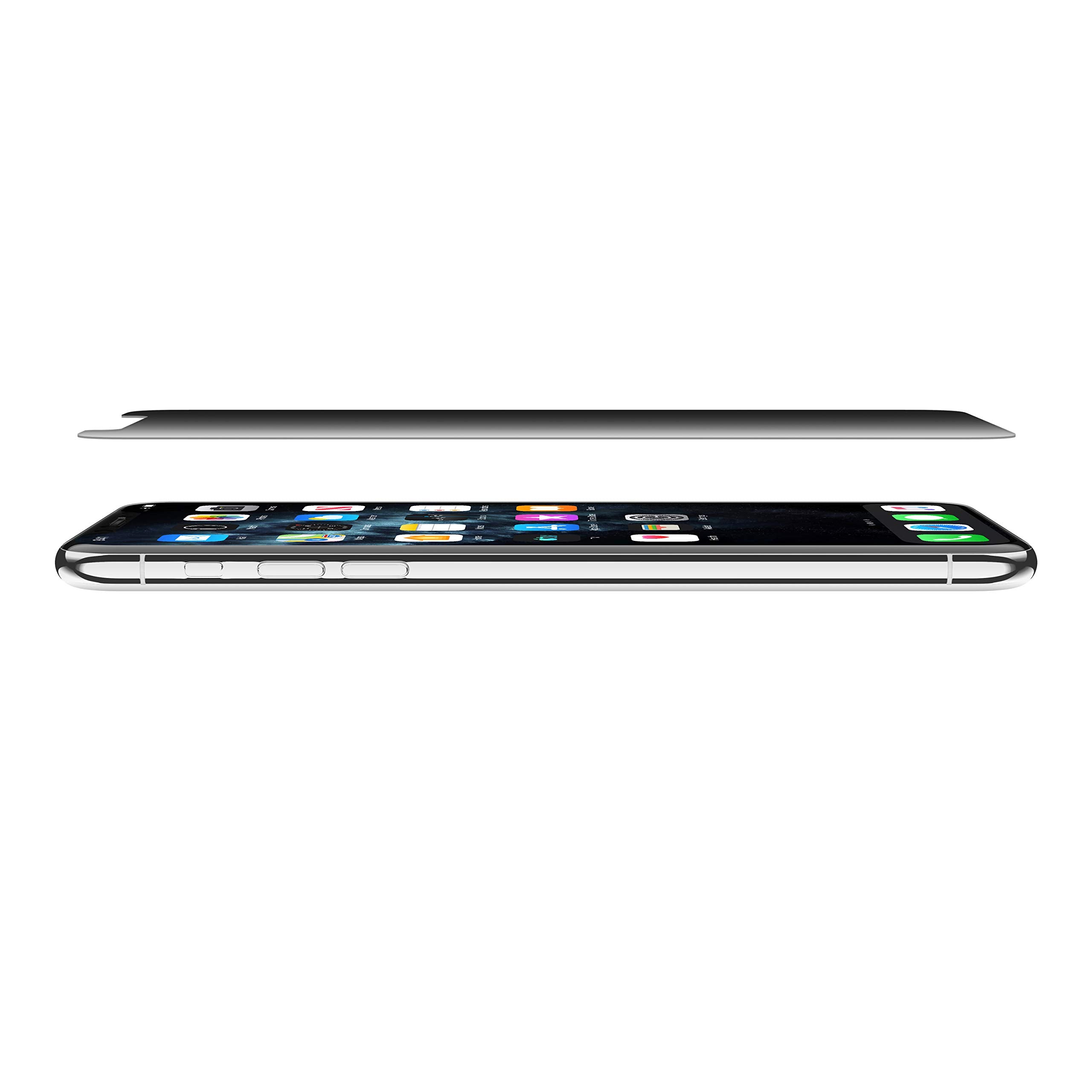Belkin SCREENFORCE Tempered Glass Privacy Screen Protector for iPhone Xs Max, iPhone 11 Pro Max, OVA005zz
