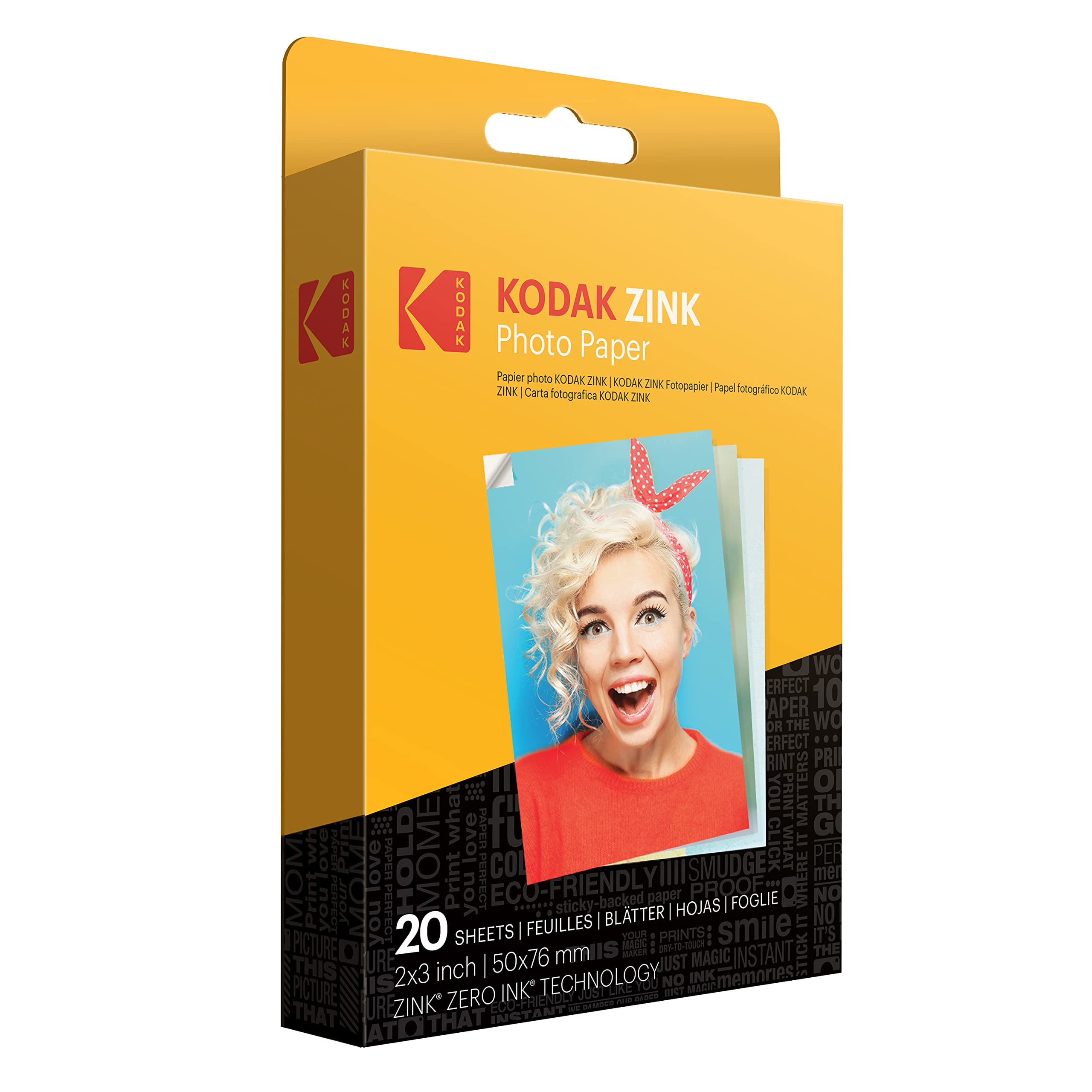 Kodak Step Touch 13MP Digital Camera & Instant Printer with 3.5 LCD Touchscreen (White) Go Bundle