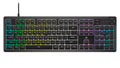 Corsair K55 CORE RGB Membrane Wired Gaming Keyboard � Quiet, Responsive Switches � Spill Proof � RGB with Ten Zones � Media Keys � iCUE Compatible � QWERTY NA � PC, Mac � Black