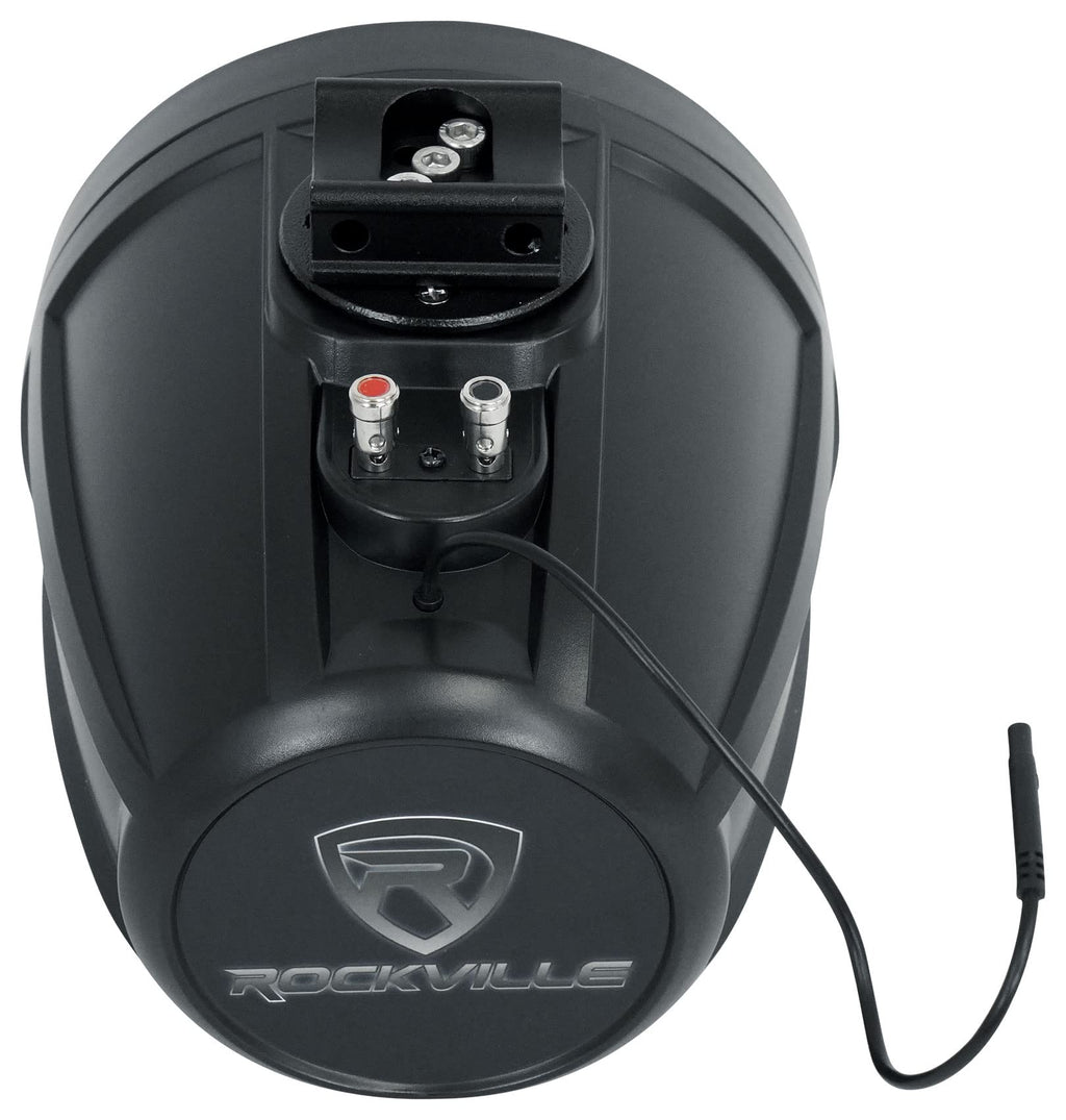 Rockville PT65BR 6.5" Powered Bluetooth LED Tower Speaker for ATV/UTV/RZR/Cart