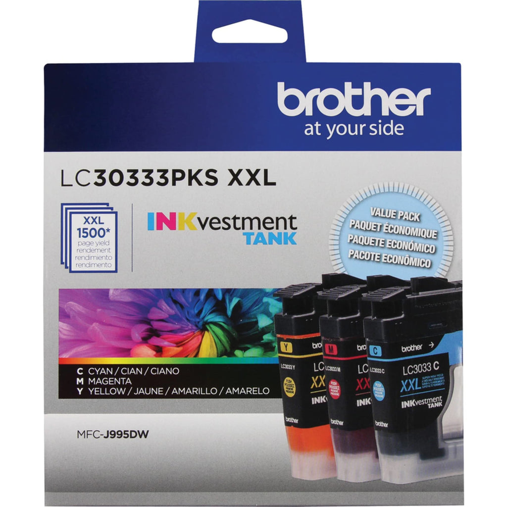 BROTHER LC30333PKS ink cartridge Original Cyan,Magenta,Yellow Multipack 1 pc(s)