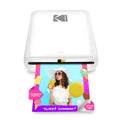 KODAK Step Instant Smartphone Photo Printer, Portable Mini Color Wireless Mobile Printer, Zink 2x3” (5.1x7.5 cm) Sticky-Back Photos, Bluetooth Compatible with iOS & Android Devices, Editing App, White