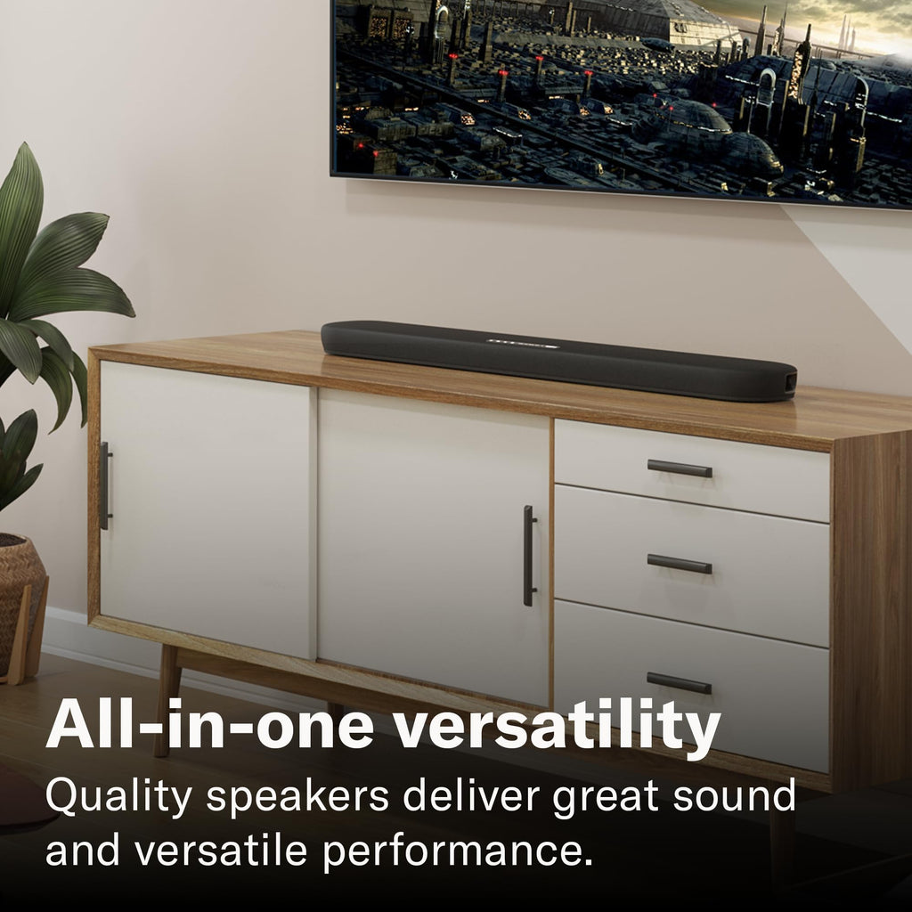 Yamaha SR-B20A Sound Bar with Built-in Subwoofers and Bluetooth