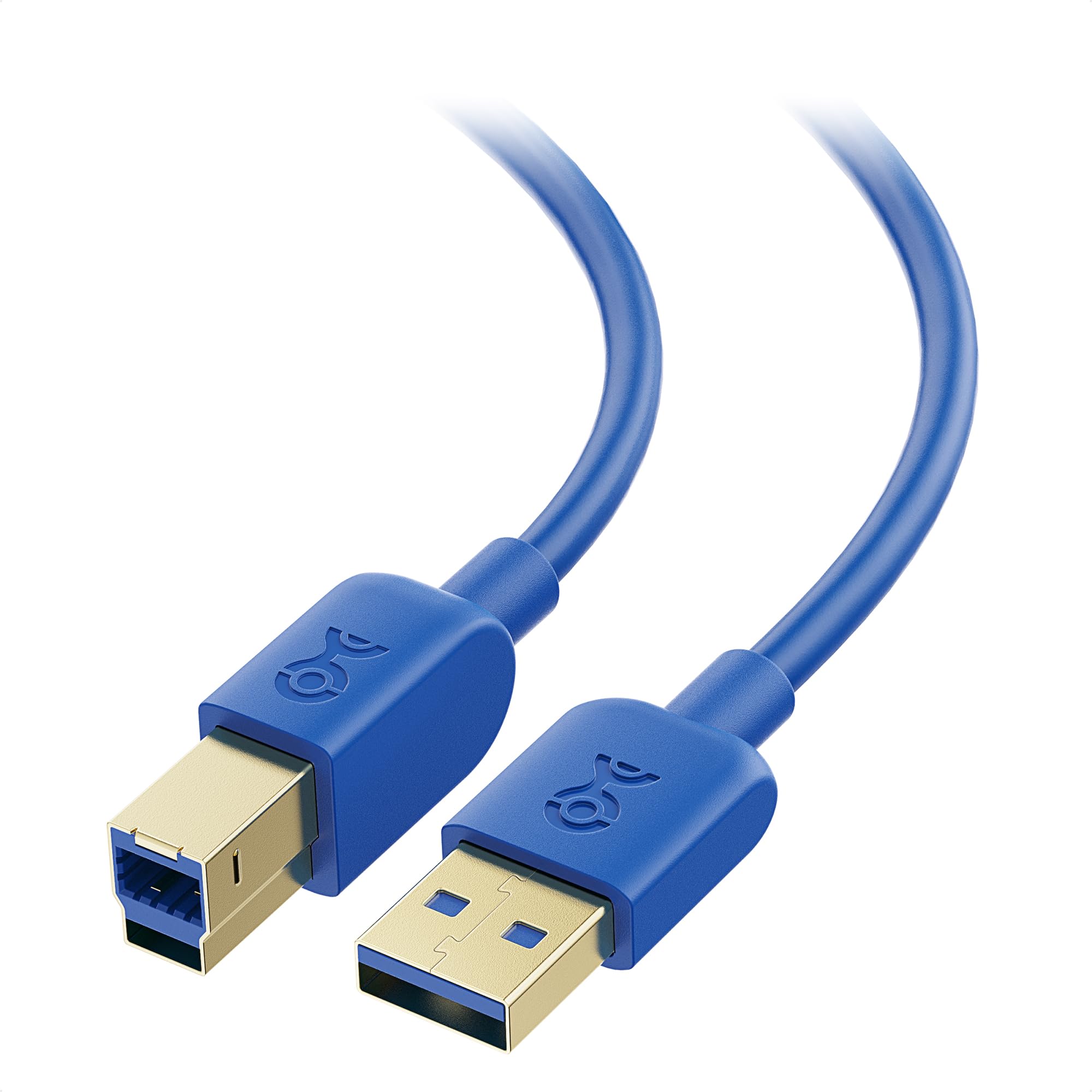 Cable Matters USB 3.0 Cable (USB 3 Cable/USB 3.0 A to B Cable) in Blue 15 Feet - Available 3FT - 15FT in Length