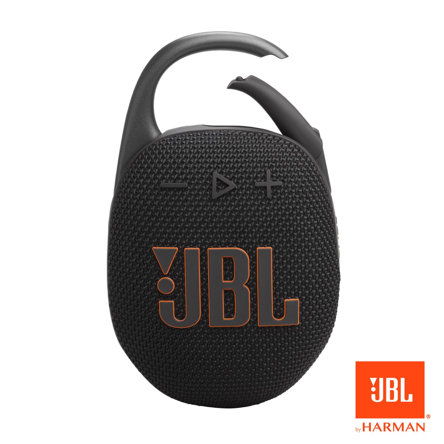 JBL Clip 5 - Ultra-Portable, Waterproof & Dustproof Bluetooth Speaker, Big Pro Sound with Punchy Bass, Carabiner Included, Up to 12 Hours of Play, Partly Recycled (Black)